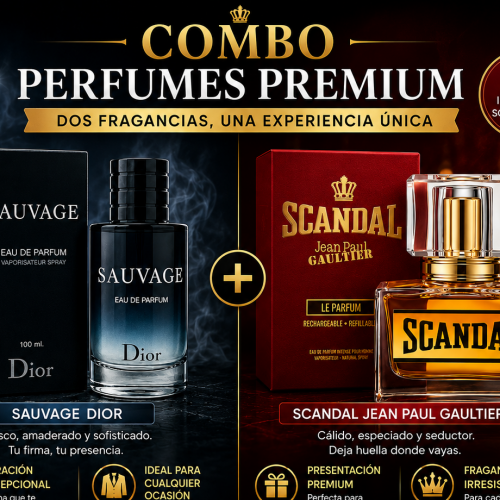 SCANDAL JEAN PAUL GAUTIER + SAUVAGE DIOR